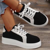 Zapatos deportivos con cordones para mujer, zapatillas planas informales para exteriores - details 6