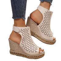 Sandalias de tacón de cuña de verano para mujer - details 0