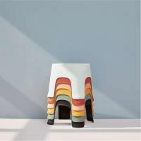 Muebles para el hogar de alta calidad, diseño colorido, apilables de plástico, baño, inodoro, asiento para niños, taburete redondo - details 2
