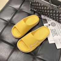Nueva Idea de producto 2022, zapatillas de interior de verano para baño, sandalias y zapatillas de mujer de fondo suave desodorizantes antideslizantes - details 10
