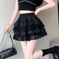 Falda tutú de encaje gótico elástico para mujer, enagua con detalle de malla negra, minifaldas sexys de tul, ropa para fiesta y discoteca, bailarina - details 9