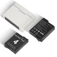 Paquete de 2 baterías de repuesto Osmo Action 4/3 para cámara Osmo Action 4/3, con cargador portátil de 2 canales, 1800mAh - details 0