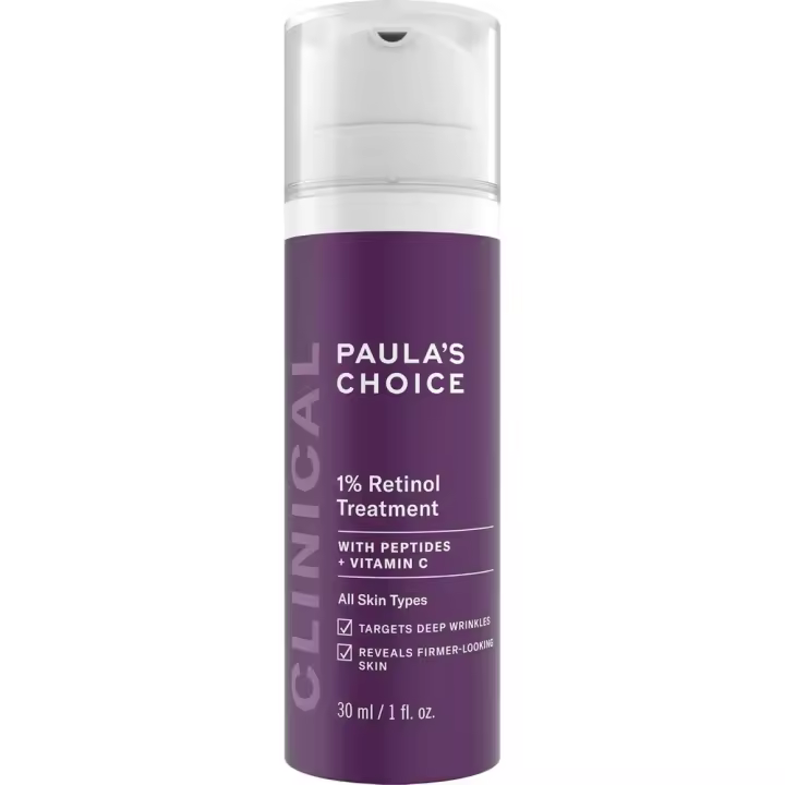 Paula's Choice CLINICAL Crema de tratamiento con retinol al 1% con péptidos, extracto de regaliz de vitamina C, antienvejecimiento y arrugas - 1