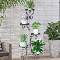 Estantería de Hierro para Macetas Soporte de Plantas y Flores para Decoración 5 Niveles - details 8