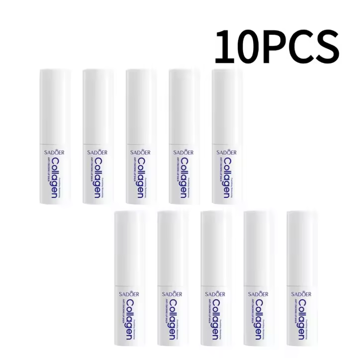 1/3/5/10 Uds bálsamo labial de colágeno otoño e invierno bálsamo labial hidratante antigrietas mejora la hidratación rellena antienvejecimiento - 1