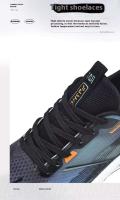 Zapatos informales de alta calidad para hombre con parte superior de malla transpirable, suela elástica antideslizante con placa de carbono de palomitas de maíz y calzado deportivo - details 8