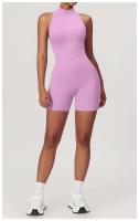 Monos deportivos sin mangas V Back Scrunch Traje de yoga de una pieza con cremallera - details 29