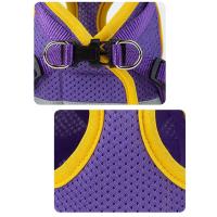 Conjunto de chaleco y arnés para perros pequeños y medianos, correa y arnés para cachorros y gatos, Collar reflectante para gatos - details 4