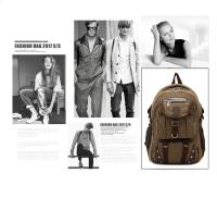 Mochila vintage de lona para hombre, Bolsa Escolar de viaje de gran capacidad para ordenador portátil de 14 pulgadas, nueva moda - details 8