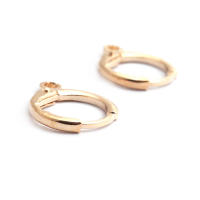 Aretes de Cuerda de Metal Dorado de 18K Diseño Redondo Rectangular de Alta Calidad - details 108