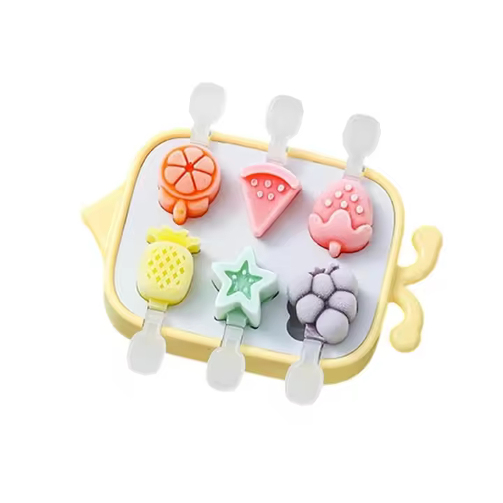Moldes de Silicona para Helados para Niños, Mini Moldes para Paletas Sin BPA, Molde para Paletas con Forma de Palito - 1