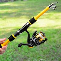 Combo de Pesca Telescópica Proberos Extra Ligero Acción Media, Carrete Resistente, Cebos Variados para Deportes y Afueros - details 12