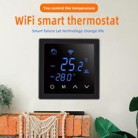 Termostato inteligente WiFi 16A, controlador de calefacción eléctrica, pantalla táctil LED, controlador de temperatura para el suelo del hogar con aplicación de Control remoto - details 0