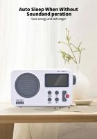 Receptor de Radio FM, altavoz AM/FM con pantalla Digital LCD, reloj despertador para el hogar, parlante portátil, radio bluetooth - details 10
