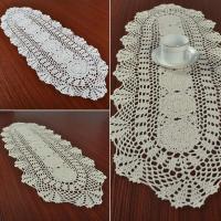 Camino inspirado en crochet vintage, manteles decorativos de algodón, mantas de mesa de comedor, decoración del hogar para hoteles y bodas - details 0