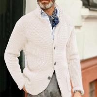 Cardigan de Punto para Hombres Calidez de Invierno, Estilo de Negocios Casual - details 7
