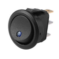 Interruptor de Luz LED Azul Iluminado Rocker de Coche Redondo con Iluminación para Barcos, RV, Camiones Kit de Conversión de Iluminación - details 3
