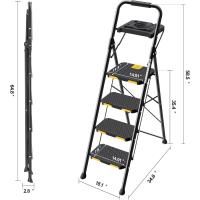 Escalera Doméstica con Bloqueo de Seguridad Carga hasta 360 kg Paso Antideslizante - details 5