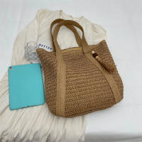 Bolso de hombro de diseño para mujer, bolsa de mano de gran capacidad hecha a mano con borla colgante, novedad de 2024 - details 10