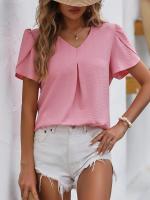 Camisa y blusa de verano para mujer, Tops femeninos Vintage sencillos y baratos con estilo, económicos con informal juvenil elegante M Xxl - details 5