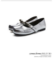 Zapatos Mary Jane de cuero, nuevos zapatos planos con correa de metal, solo zapatos de mujer, temperamento retro, zapatos casuales de mujer - details 8