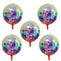 Globos Disco 4D Paquete de 5 Decoración de Fiesta Popular en Forma de Cúbico Efecto Rock y Roll - details 5