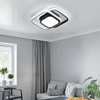 Goeco Luz de techo LED moderna Montaje semivestido Eficiencia energética 2500LM Aluminio - details 4