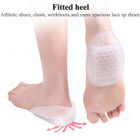 EiD-plantillas de Gel de silicona suave para el talón, soporte para el dolor de pies, masajeador de pies, cuidado, plantilla de medio talón, aumento de altura - details 8
