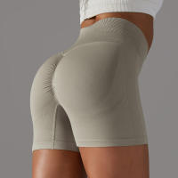 Hamidou pantalones cortos de Yoga para mujer, Shorts de Fitness para correr, ciclismo, transpirables, cintura alta, entrenamiento, gimnasio, Verano - details 45