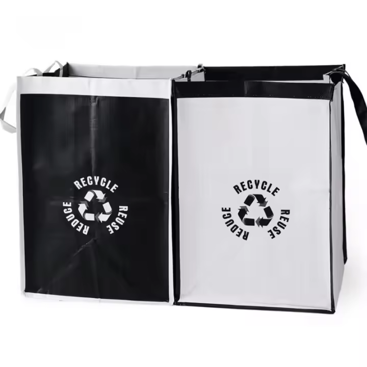 Bolsa de reciclaje de basura práctica y ecológica, impermeable, grande para cocina, ahorro de espacio, eficiente - 1