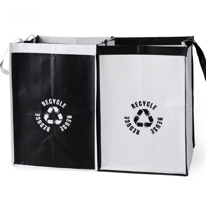 Bolsa de reciclaje de basura práctica y ecológica, impermeable, grande para cocina, ahorro de espacio, eficiente - 1