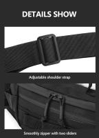 Riñonera táctica pequeña para hombre y mujer, bolsa de cintura para correr, viajar, senderismo, acampar, mochila de pecho - details 6