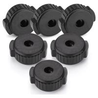 Tuercas de platillo de plástico de 6 piezas, tuerca de platillo de ajuste rápido para kit de batería de percusión, piezas de repuesto de percusión - details 0