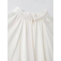 OUWU- Blusa con pliegues para mujer, camisa de manga larga, elegante, primavera, 2025 - details 10