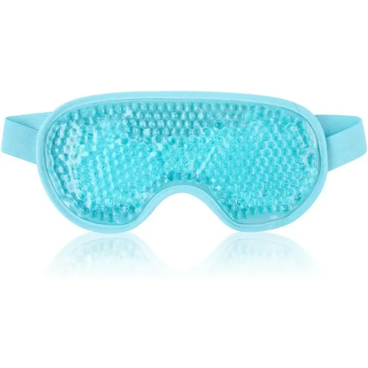 Máscara de Gel Antifaz para Dormir, Mascarilla refresca para los Ojos, Fría o Caliente, para Ojos Hinchados, mijañas - 1