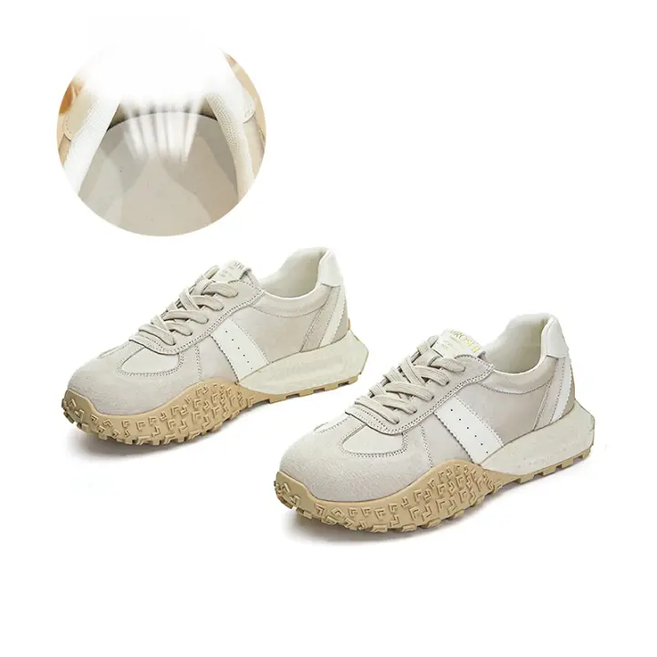 Zapatos de cuero Forrest Gump Zapatos de entrenamiento alemanes retro versátiles para mujeres - 1