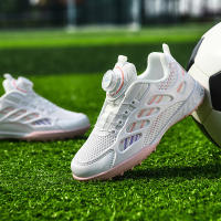 Nuevas zapatillas de fútbol para niños, calzado con botón giratorio, con Las uñas rotas - details 2