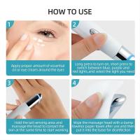 Dispositivo de belleza 5 en 1, masajeador Facial, varita de terapia de luz roja Led para relajar las ojeras, bolsas para los ojos, hinchazón, herramienta para el cuidado de la piel - details 10