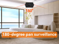 Cámaras de vigilancia wifi doméstico inalámbrico WIFI Internet remoto inteligente Visión nocturna interior alarma robot vigilancia - details 6
