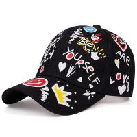Gorra de béisbol con estampado de letras para hombre y mujer, gorro deportivo con estampado de graffiti, estilo hip hop, unisex - details 1