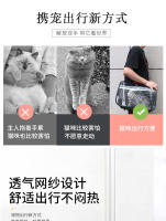 Nueva bolsa transparente para salidas de gatos, bolsa para mascotas, bolsa portátil para salidas, bolsa de hombro para mascotas. - details 1
