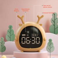 Bonito reloj despertador Digital para niños, despertador de cabecera para dormitorio, Despertador con temporizador - details 3