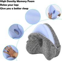 Almohada para piernas Almohada para rodillas para personas que duermen de lado Almohadas para piernas para dormir Cojín para rodillas para dormir Adecuado para aliviar el dolor de espalda y rodilla Funda extraíble y lavable - details 2