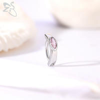 ZS-Piercings de ombligo con forma de flor para mujer, Piercings de ombligo curvo inverso, joyería corporal, 14G, 10MM, 1 pieza - details 13