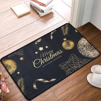 Tapete de Puerta de Navidad, Alfombra Antideslizante de 40x60 cm, Felpudo de bienvenida, Baño - details 1