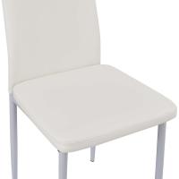Sillas de Comedor Juego de 4 Sillas de Metal para Cocina, Silla de Mesa Comoda Silla con Asiento Tapizado, Negro - details 117