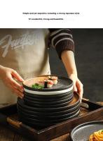 Plato Cerámico para Steak Casero Comida Occidental Italia Japón Sushi Desayuno Dulce Pizza - details 10