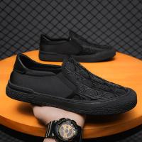 Zapatos de hombre Mocasines transpirables para conducir Suelas suaves, gruesas, antideslizantes, ligeros Zapatillas bajas, zapatillas de deporte - details 4