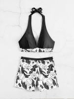 Conjunto de Bikini con realce para mujer, traje de baño de dos piezas con realce, cintura alta, estilo veraniego, 2023 - details 15