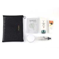 Bolsa negra con cremallera de gran capacidad, bolsa de lavado transparente, estuches de cosméticos, bolsas de cosméticos de malla, bolsa de aseo, bolsas de maquillaje - details 12